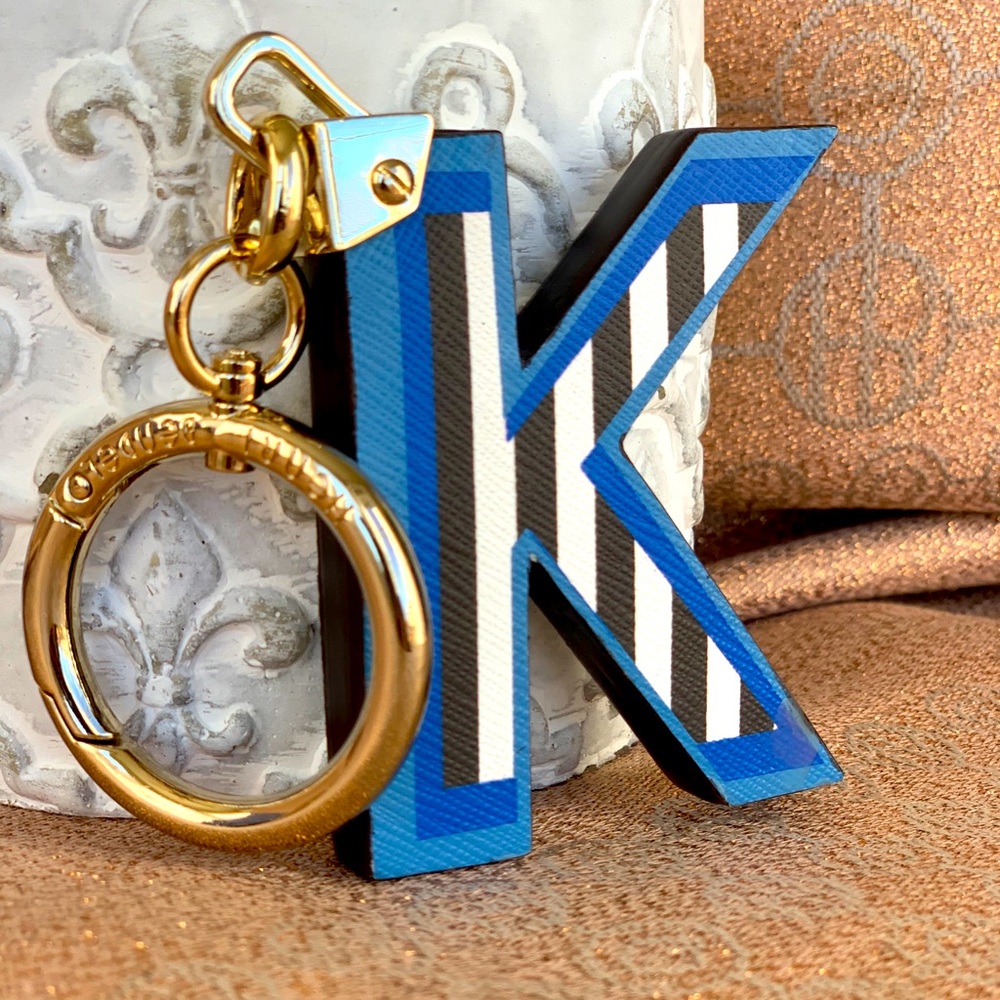 Henri Bendel alphabet keychain K